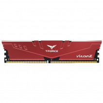 Team T-Force Vulcan Z Red 8GB 1x8GB 3200MHz CL16 DDR4 Gaming Ram (TLZRD48G3200HC16F01)