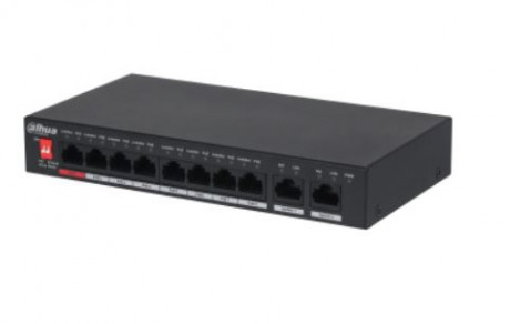 DAHUA PFS3010-8ET-96-V2 8 PORT 8XFE-2XFE 96W POE SWİTCH