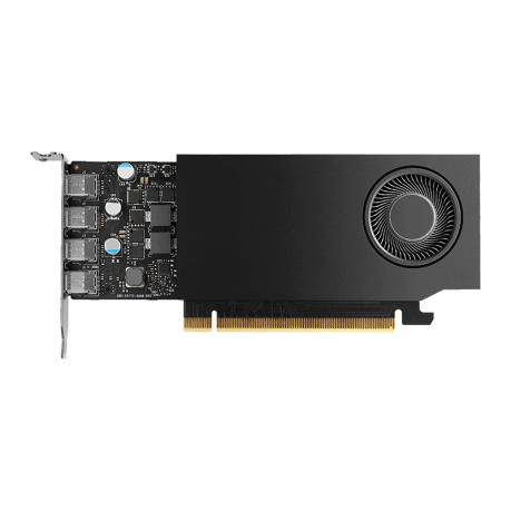 PNY RTX400 4GB DDR6 64Bit 4 xDISPLAY ÇIKIŞLI PASİF SOĞUTUCULU YAPAY ZEKA AI EKRAN KARTI  (VCNRTXA400-SB)
