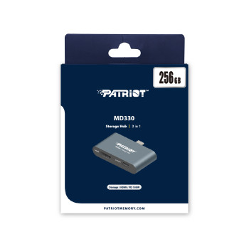 Patriot Mobile MD330 Storage Hub (USB 3.2 GEN 1:HDMI/USB-PD) [256GB] (PMD256GH013)